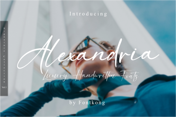 Alexandria: Elegant Handwritten Font for Creative Design