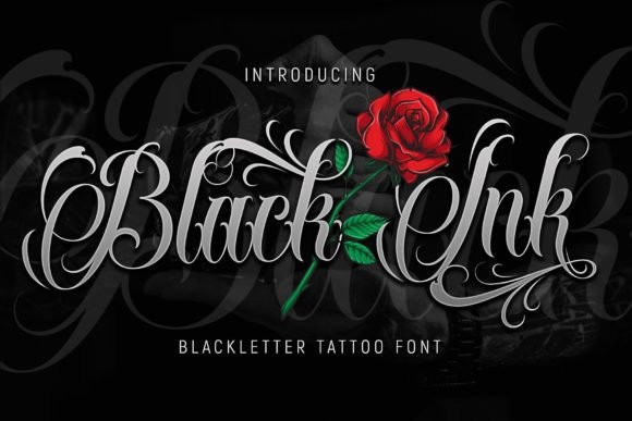 Black Ink: A Modern Blackletter Font for Bold Designs