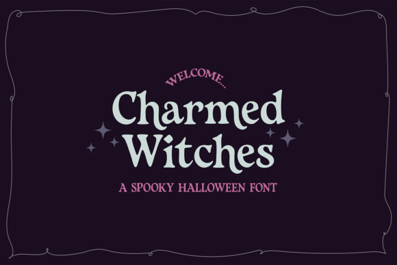 Charmed Witches: Elegant Halloween Serif Font