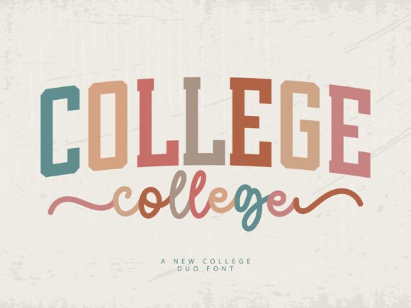 College Duo: The Perfect Font for Sports and Branding