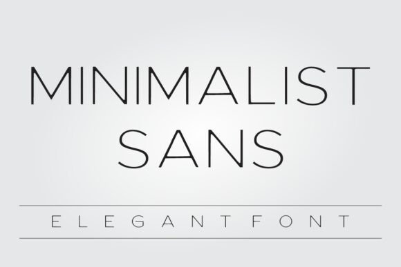 Discover the Clean Elegance of Minimalist Sans