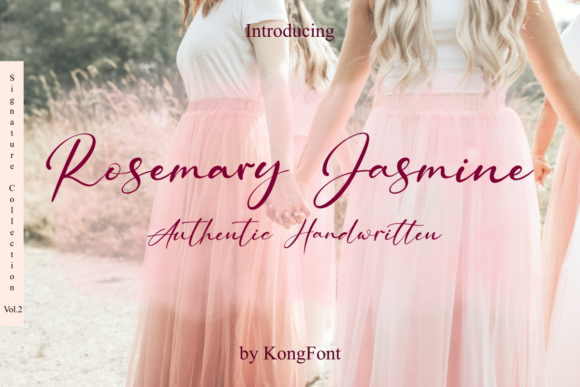 Discover the Elegance of Rosemary Jasmine Font