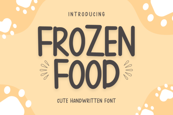 Discover the Frozen Food Font for Your Creative Projects