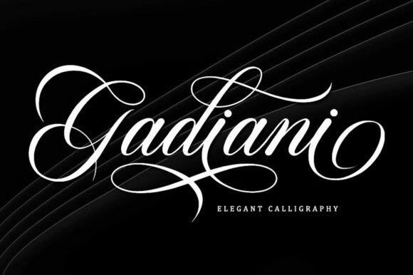 Elegant Handwritten Typography: The Gadiani Font