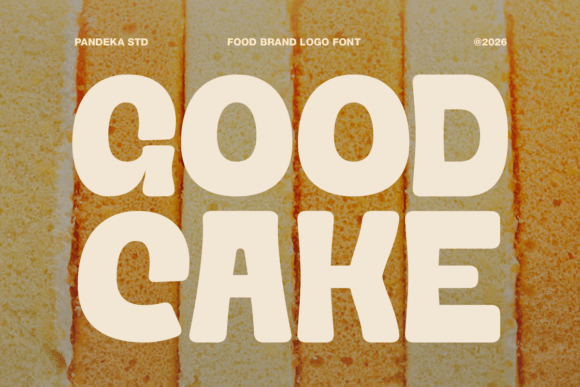 Good Cake: A Sweet Typeface for Bakery and Branding