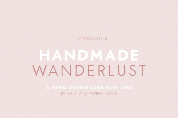 Handmade Wanderlust Duo: A Charming Typeface