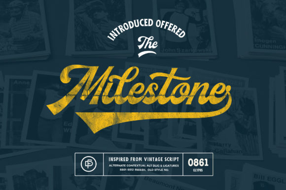 Milestone: A Vintage Duo Font for Authentic Design