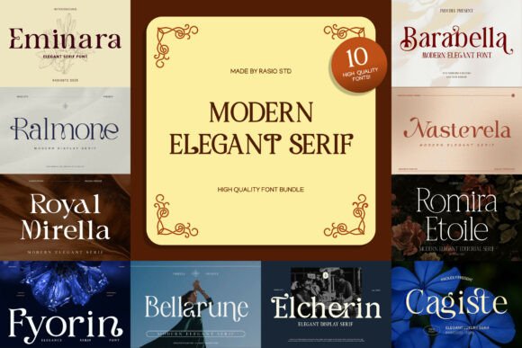 Modern Elegant Serif: Timeless Typography for Refined Design