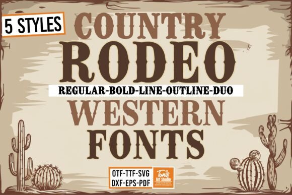 Rodeo Bundle: Bring the Wild West to Your Designs