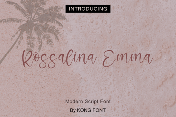 Rossalina Emma: A Modern Script for Playful Design