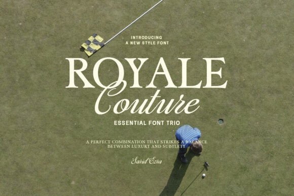 Royale Couture: A Complete Font Trio for Modern Design