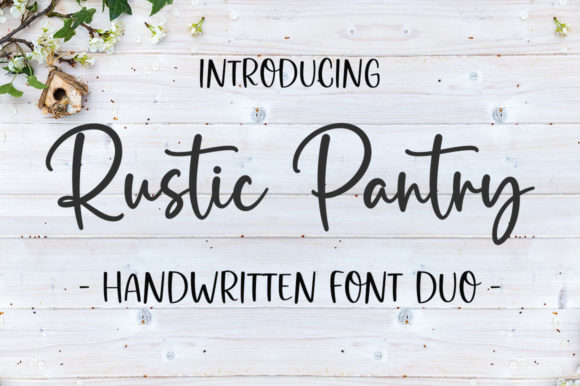 Rustic Pantry: A Delicate Handwritten Font for Elegant Designs