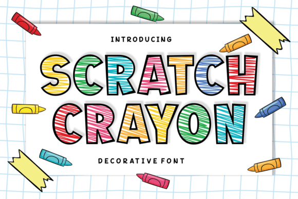 Scratch Crayon: A Playful Font for Creative Projects