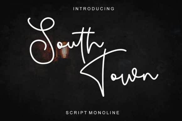 South Town: A Friendly Handwritten Font for Creative Projects
