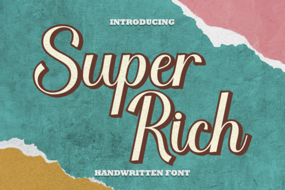 Super Rich: A Delicate Script for Elegant Branding
