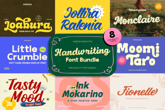 The Handwriting Bundle: Fonts with a Personal Touch