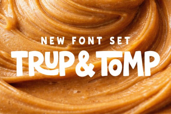 Trup & Tomp: A Playful Font Duo for Bold Designs