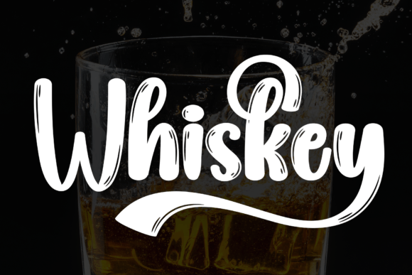 Whiskey Font: Sweet, Friendly Handwritten Style