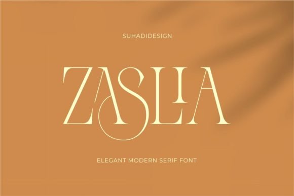 Zaslia: Elegant Ligature Serif for Modern Design